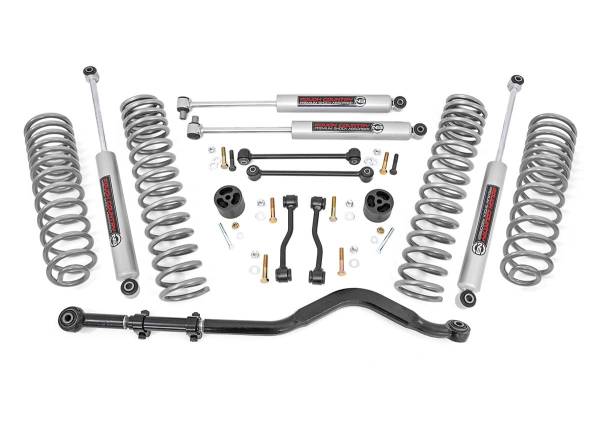 Rough Country - Jeep Gladiator 3.5 Inch Jeep Suspension Lift Kit Coil Springs N3 Shocks For 20-Pres Jeep Gladiator Rough Country