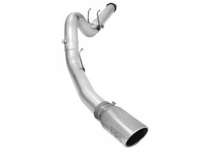 aFe Power 5in DPF-Back Exhaust Ford F-250/350 Superduty 15-16 V8-6.7L Pol Tip - 49-03064-P