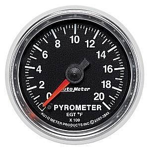 Autometer 3844 GS Series Pyrometer 1600 Degree or 2000 Degree