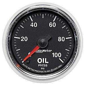 Autometer 3853 GS 2 1/16" Oil Pressure