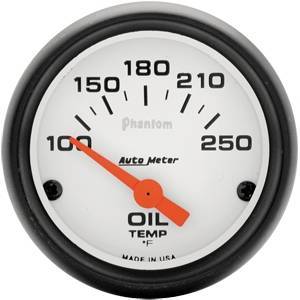Autometer 5747 PHANTOM OIL TEMP, 100-250`F, ELEC, 2in