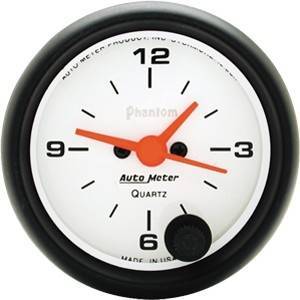 Autometer - Autometer 5785 PHANTOM CLOCK, 12 VOLT, ELEC, 2 1/16 in - Image 2