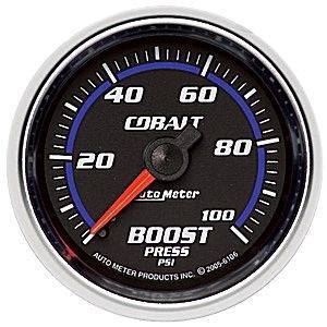 Autometer 6106 Cobalt Full sweep 0-100psi Boost Gauge