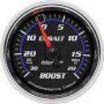 Autometer 6107 Cobalt Series Vacuum Boost 30 In. Hg/20 psi 2-1/16in