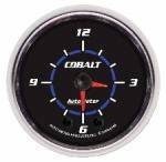Autometer 6185  Cobalt Series Clock 2-1/16in