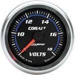 Autometer 6191 Cobalt Series Voltmeter Gauge 8-18V 2-1/16in