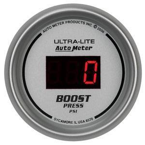 Autometer 6570 Ultra-Lite 5-60 PSI Digital Boost Gauge - 2 1/16"