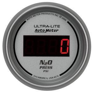 Autometer 6574 Ultra-Lite 2000psi Nitrous Pressure Gauge 2-1/16"