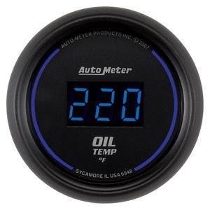 Autometer 6948 Cobalt Digital 0-340 Degree Oil Temp Gauge - 2 1/16"