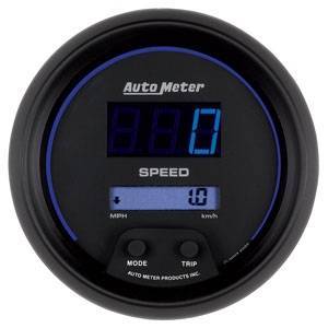 Autometer 6988 Cobalt 3-3/8" Digital Speedometer 160MPH or 260 km/h