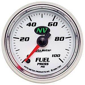 Autometer - Autometer 7363 NV Series FUEL PRESSURE, 0 100 PSI, 2-1/16in. - Image 2