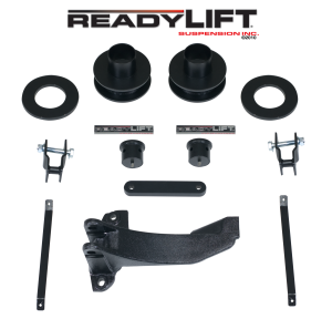 Steering And Suspension - Lift & Leveling Kits - ReadyLift - ReadyLift 2005-07 FORD F250/F350/F450 2.5'' Front Leveling Kit with Track Bar Bracket 66-2515