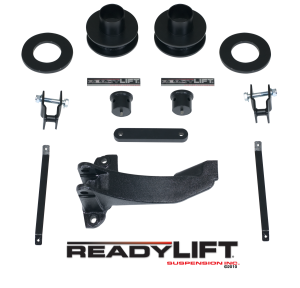 Steering And Suspension - Lift & Leveling Kits - ReadyLift - ReadyLift 2008-10 FORD F250/F350/F450 2.5'' Front Leveling Kit with Track Bar Bracket 66-2516