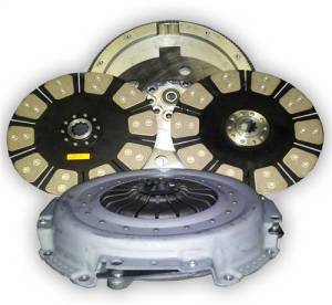 Transmission - Manual Transmission Parts - Valair Performance Diesel Clutches - Valair NMU73ZF6DDS Dual Disc Ceramic Clutch 99-03 Ford 7.3L 6 Speed
