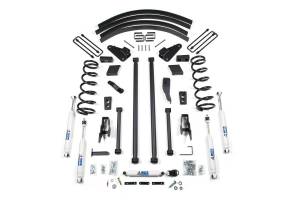Steering And Suspension - Lift & Leveling Kits - BDS Suspension - BDS Suspension 213H 4.5" Long Arm Kit for the 1994 - 1999 Dodge Ram 2500 3/4 & 1 Ton 4WD Pickup - Gas & Diesel