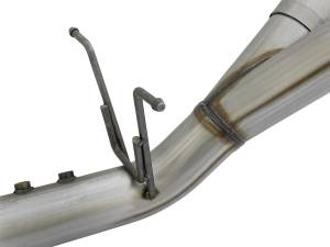 AFE - AFE Large Bore-HD 4" 409 Stainless Steel DPF-Back Dual Exhaust System W/Black Tips 17-19 L5P Duramax - Image 3
