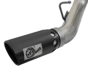 AFE - AFE Large Bore-HD 4" 409 Stainless Steel DPF-Back Dual Exhaust System W/Black Tips 17-19 L5P Duramax - Image 4