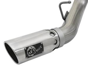 AFE - AFE Large Bore-HD 4" 409 Stainless Steel DPF-Back Dual Exhaust System W/Polished Tips 17-19 L5P Duramax - Image 3