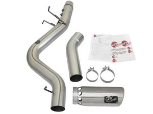 AFE - AFE Large Bore-HD 5" 409 Stainless Steel DPF-Back Exhaust System W/Polished Tip 17-19 L5P Duramax - Image 5