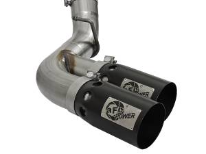 AFE - AFE Rebel XD Series 4" 409 Stainless Steel DPF-Back Exhaust System W/Black Tips 17-19 L5P Duramax - Image 3