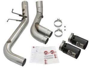 AFE - AFE Rebel XD Series 4" 409 Stainless Steel DPF-Back Exhaust System W/Black Tips 17-19 L5P Duramax - Image 6