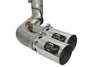AFE - AFE Rebel XD Series 4" 409 Stainless Steel DPF-Back Exhaust System W/Polished Tips 17-19 L5P Duramax - Image 6