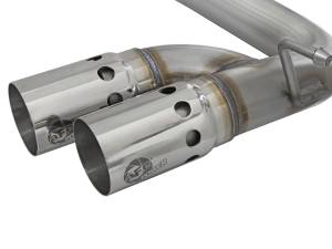 AFE - AFE Rebel Series Side Exit 3" 409 Stainless Steel DPF-Back Exhaust System W/Polished Tips - Image 2