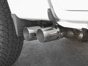 AFE - AFE Rebel Series Side Exit 3" 409 Stainless Steel DPF-Back Exhaust System W/Polished Tips - Image 5