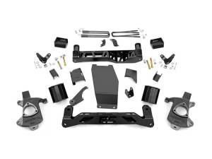 5 Inch GMC Suspension Lift Kit 14-18 Sierra 1500 Denal 4WD w/MagneRide Aluminum & Stamped Steel Rough Country