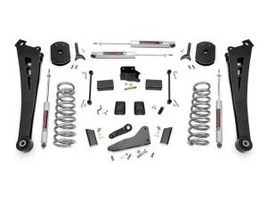 5 Inch Suspension Lift Kit Coil Springs Radius Arms 14-18 RAM 2500 4WD Diesel Rough Country