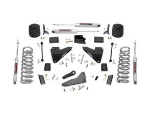 5 Inch Suspension Lift Kit Coil Springs Radius Drops 14-18 RAM 2500 4WD Gas Rough Country