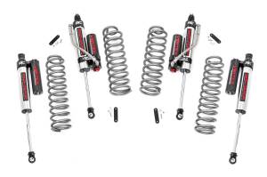 2.5 Inch Jeep Suspension Lift Kit w/Vertex Adjustable Reservoir Shocks 07-18 Wrangler JK 2 Door Rough Country