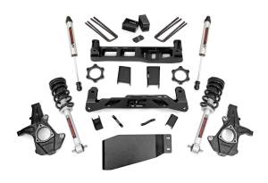 5 Inch Suspension Lift Kit w/V2 Shocks & Struts 07-13 Silverado/Sierra 1500 4WD Rough Country