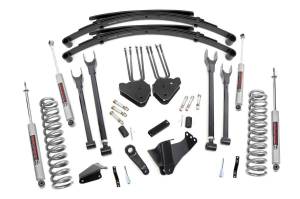 8 Inch Ford 4-Link Suspension Lift System w/N3 Shocks 05-07 F-250/350 4WD Diesel Rough Country