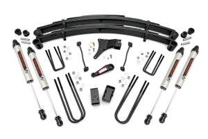 4 Inch Suspension Lift Kit V2 Monotube Shocks Early 99 Ford F-250/F-350 Super Duty Rough Country