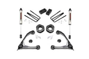 3.5 Inch Suspension Lift Kit w/V2 Shocks 07-16 Silverado/Sierra 1500 2WD Rough Country