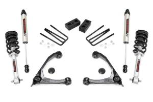 3.5 Inch Suspension Lift Kit Upper Control Arms V2 Shocks & N3 Struts 07-13 Silverado/Sierra 1500 2WD Rough Country