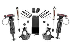 3.5 Inch GM Suspension Lift Knuckle Kit w/ Vertex and V2 Shocks (14-18 1500 PU 4WD Aluminum and Stamped Steel) Rough Country