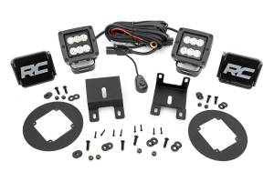 Subaru Led Fog Light Kit Black Series Spot Beam For 15-19 Outback Rough Country