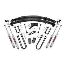 4 Inch Suspension Lift Kit Preminum N3 Shocks Early 99 Ford F-250/F-350 Super Duty Rough Country