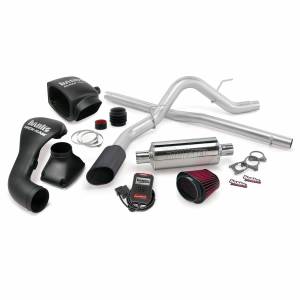 Stinger Bundle Power System W/Single Exit Exhaust Black Tip 06-08 Ford 5.4L F-150 CCMB Banks Power