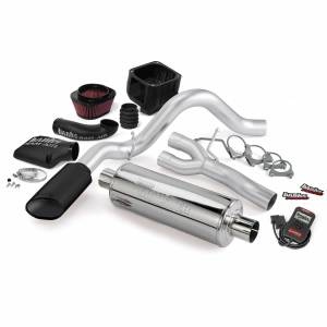 Stinger Bundle Power System W/Single Exit Exhaust Black Tip 09 Chevy 4.8L CCSB FFV Flex-Fuel Vehicle Banks Power