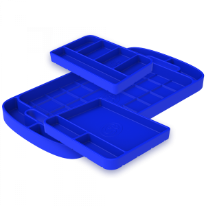 Tool Tray Silicone 3 Piece Set Color Blue S&B