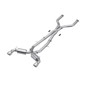 3 Inch Cat Back Exhaust System Dual Rear For 17-22 Infiniti Q60 3.0L RWD/AWD T304 Stainless Steel MBRP