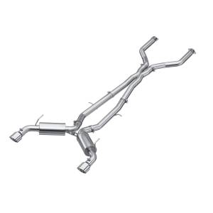 3 Inch Cat Back Exhaust System Dual Rear For 16-24 Infiniti Q50 3.0L RWD/AWD T304 Stainless Steel MBRP