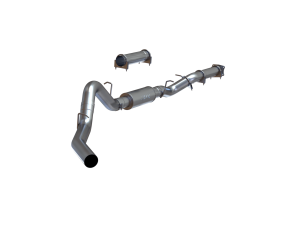 4 Inch Cat Back Exhaust System For 01-05 Silverado/Sierra 2500/3500 Duramax Ext/Crew Cab Single Side MBRP