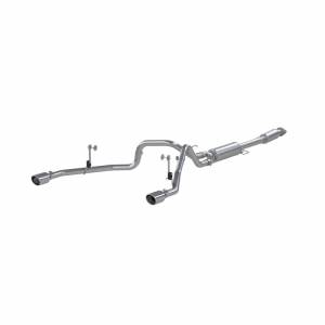 21-Up Ford F-150 Aluminized Steel 3 Inch Cat-Back 2.5 Inch Dual Split Rear Exhaust System MBRP