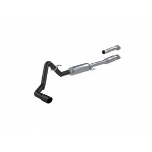 21-Up Ford F-150 Black Coated Aluminized Steel 3 Inch Cat-Back Single Side Exhaust System MBRP