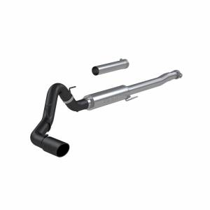 21-Up Ford F-150 4 Inch Cat Back Single Side Race Version Black Coated- Aluminized Steel Exhaust System MBRP