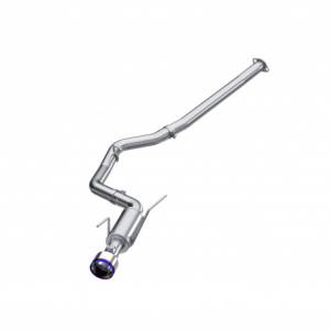 Subaru Impreza WRX/WRX STI 2.0L/2.5L 3.0 Inch Cat-Back Single Rear Exit T304 Stainless Steel with Burnt End Tip MBRP
